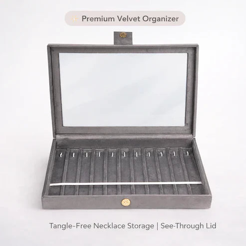Premium Chain & Necklace Organizer Box