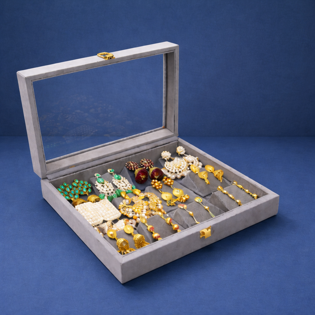 Modern Style Premium Earring Case