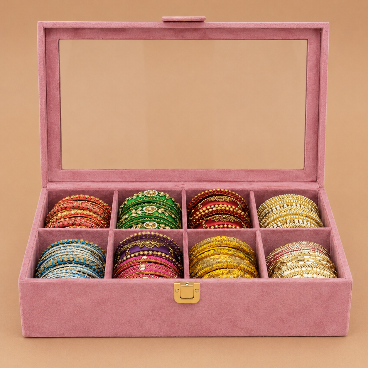Premium Luxury Bangle Organizer Case ( Free 1 Gifts )