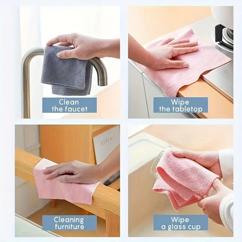 Microfiber Cleaning Cloth Roll ( Buy 1 Get 1 )
