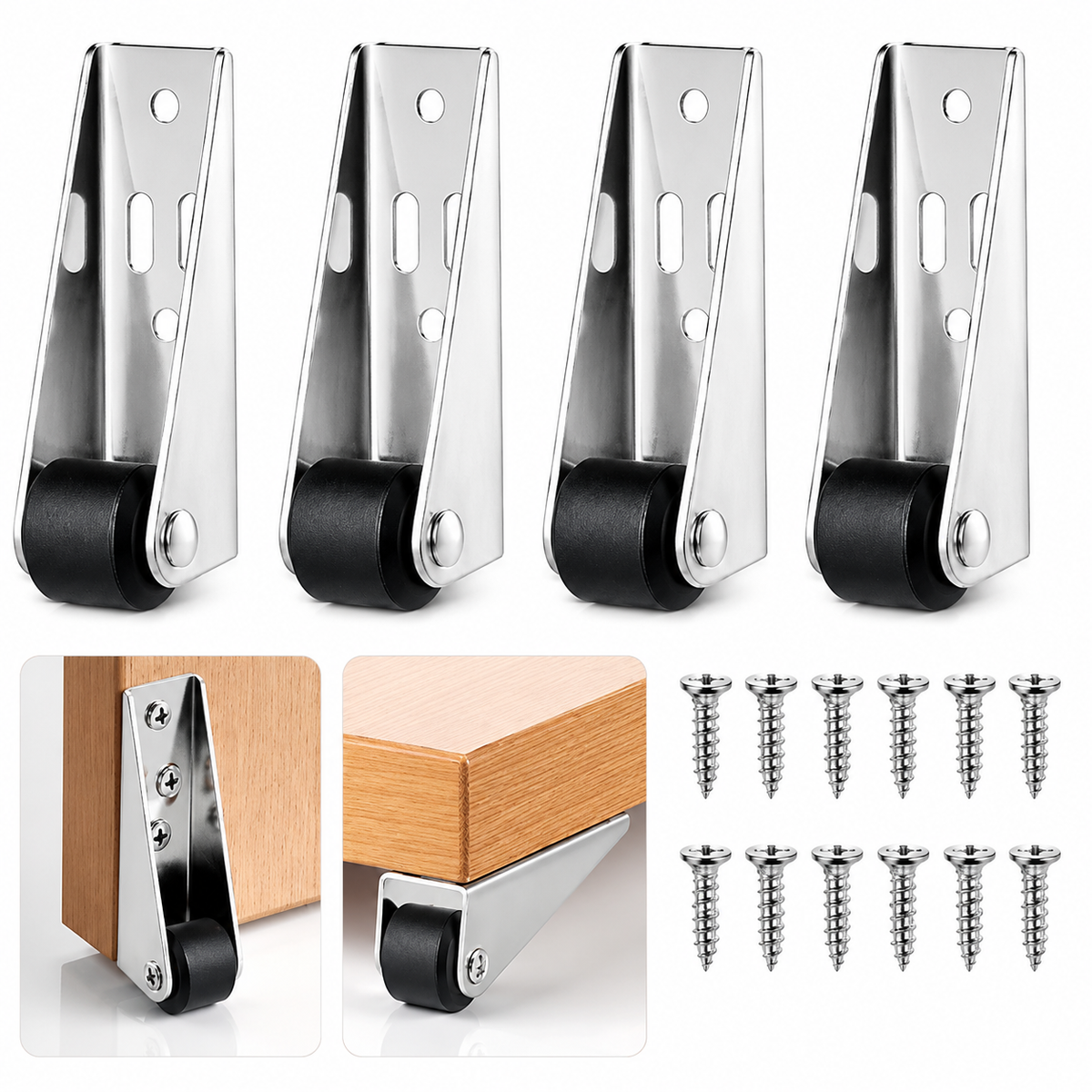 Heavy Duty Rigid Caster Wheels