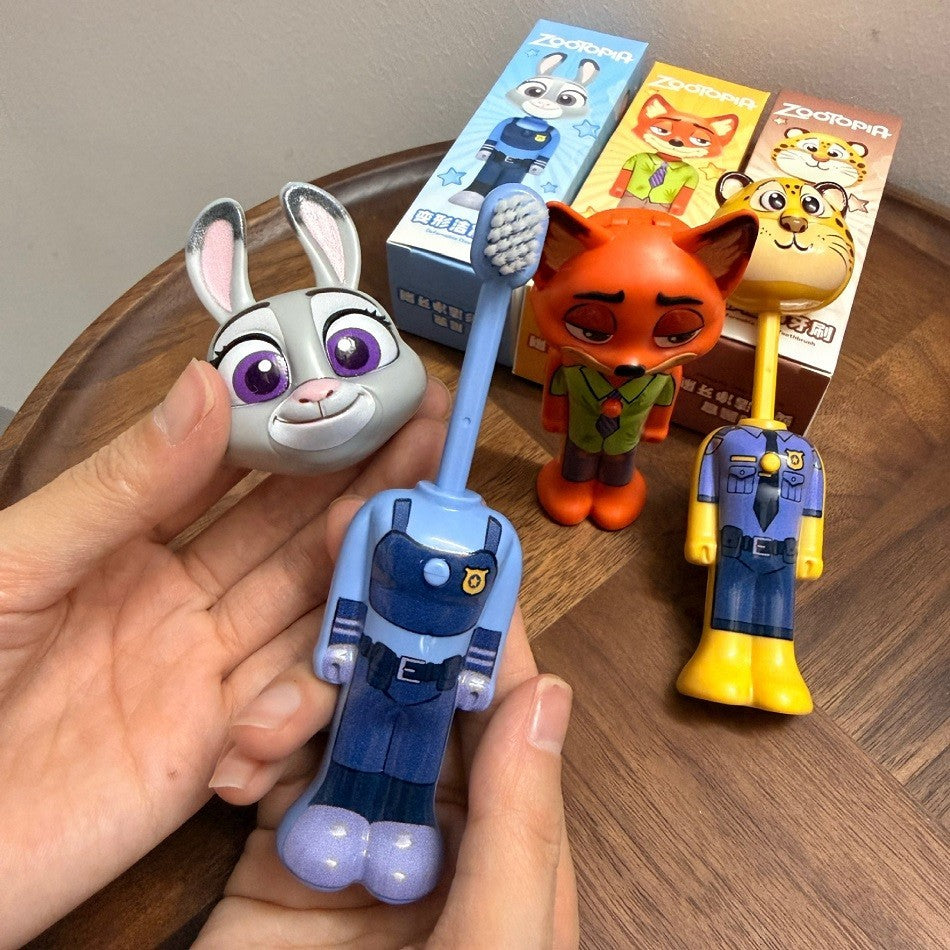 Kids Zutopiaaa Toothbrush Cute Tooth Brush, Pack of 3 Pcs | 🔥Buy 1 Get 1 Free🔥