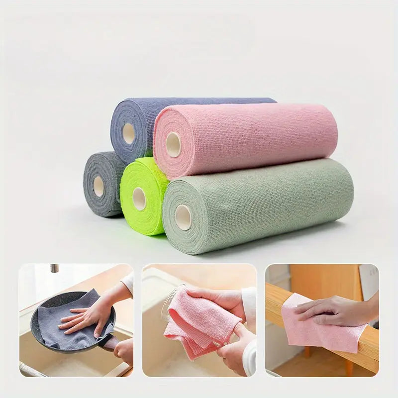 Microfiber Cleaning Cloth Roll ( Buy 1 Get 1 )