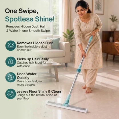 FlexiWipe 180° Multipurpose Silicon Wiper With Extendable-Rod