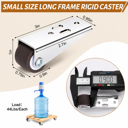Heavy Duty Rigid Caster Wheels