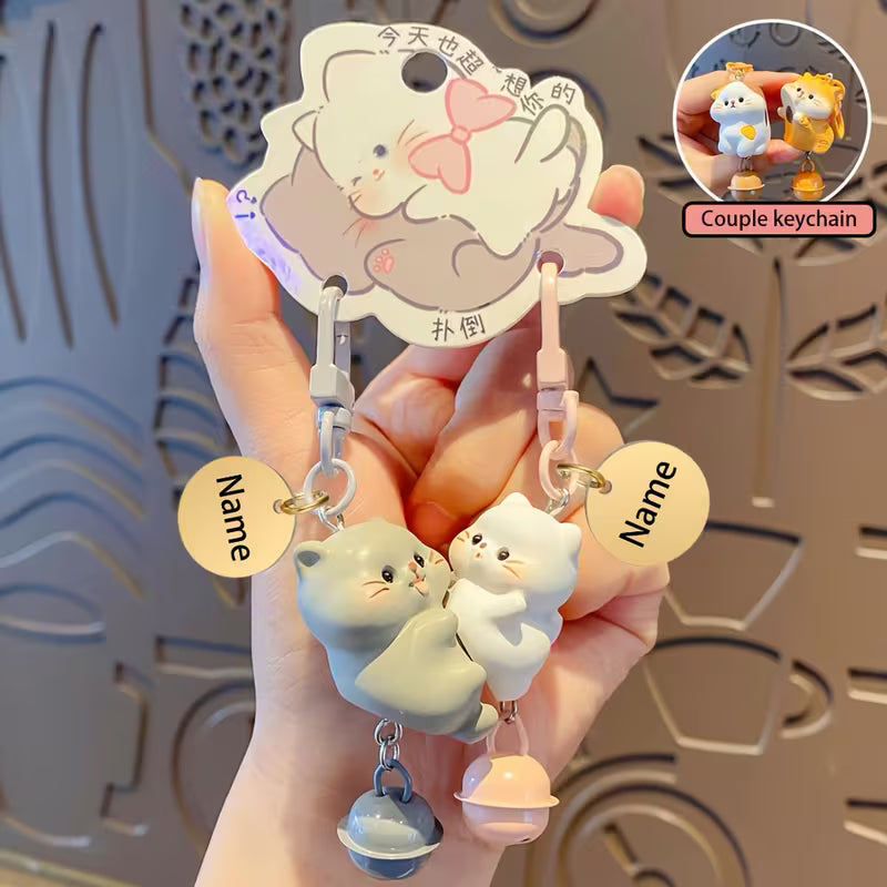 Cute Couple Keychain