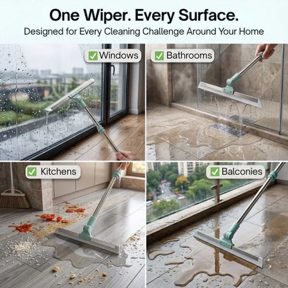 FlexiWipe 180° Multipurpose Silicon Wiper With Extendable-Rod