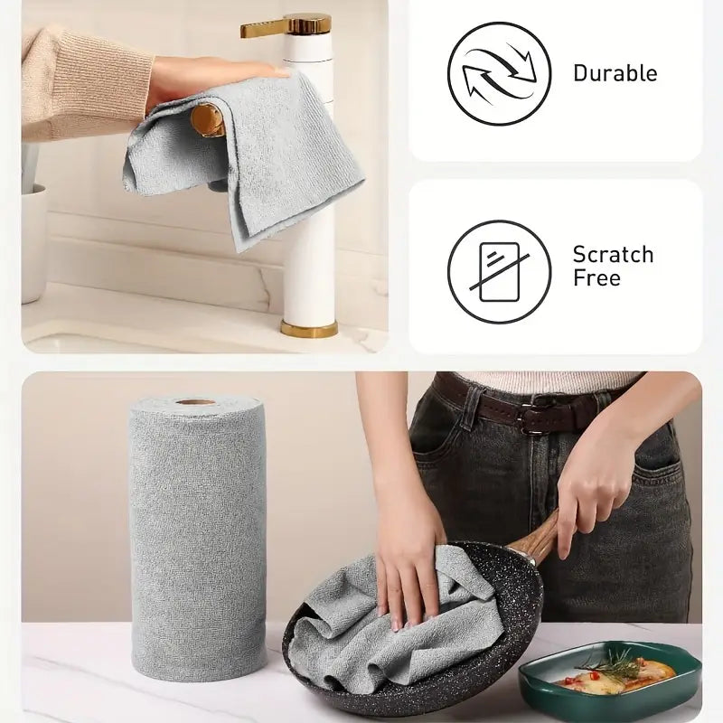 Microfiber Cleaning Cloth Roll ( Buy 1 Get 1 )