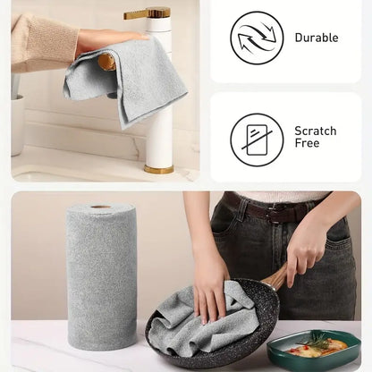 Microfiber Cleaning Cloth Roll ( Buy 1 Get 1 )