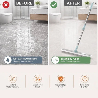 FlexiWipe 180° Multipurpose Silicon Wiper With Extendable-Rod
