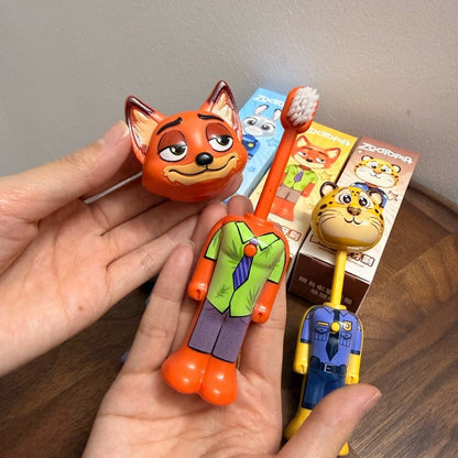 Kids Zutopiaaa Toothbrush Cute Tooth Brush, Pack of 3 Pcs | 🔥Buy 1 Get 1 Free🔥