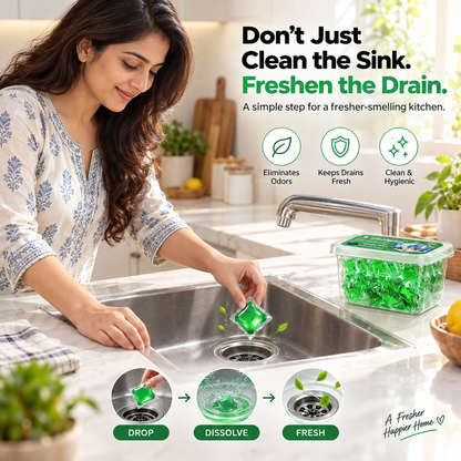 Drain Deodorizer Pods – 50 pcs