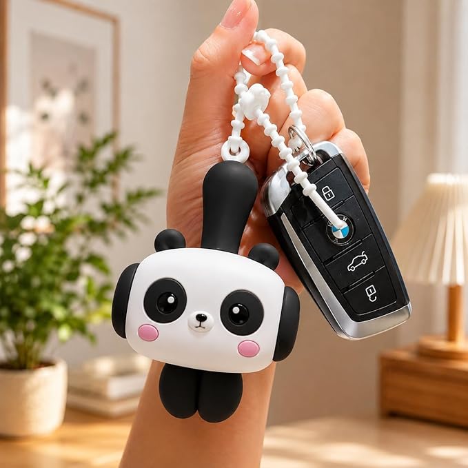 Cute Character Silicone Keychain