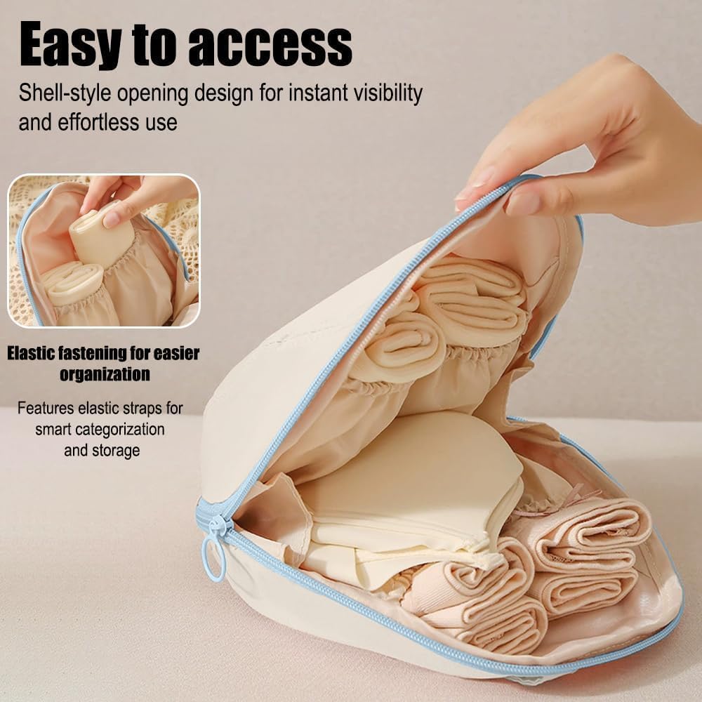 3-in-1 Travel Underwear Organizer Bag