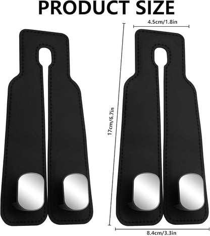 Car Seat Headrest Hook | Vegan Leather Hooks