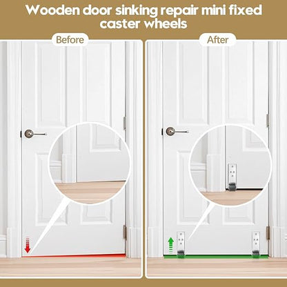 Universal Anti Door Sagging Track Pulley, Translation Guide Wheels