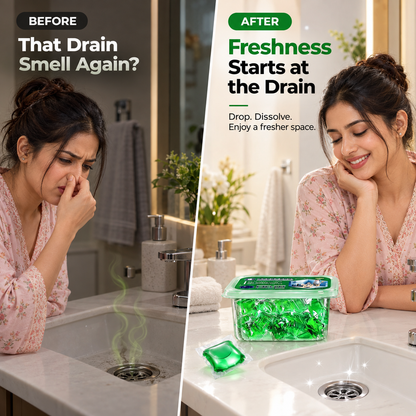 Drain Deodorizer Pods – 50 pcs
