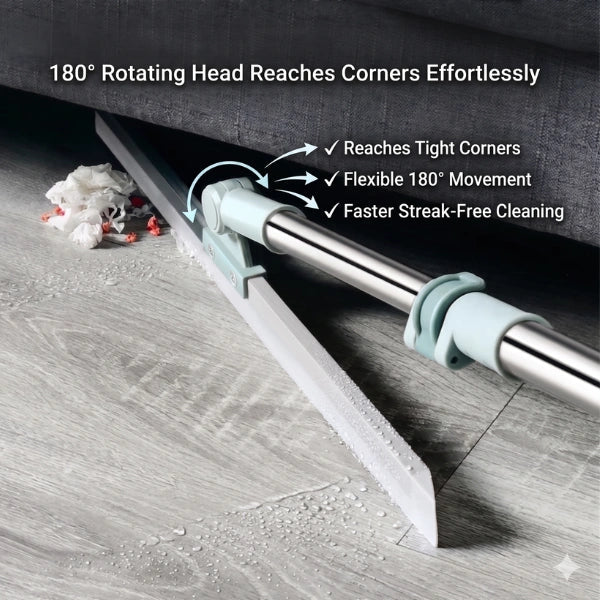 FlexiWipe 180° Multipurpose Silicon Wiper With Extendable-Rod