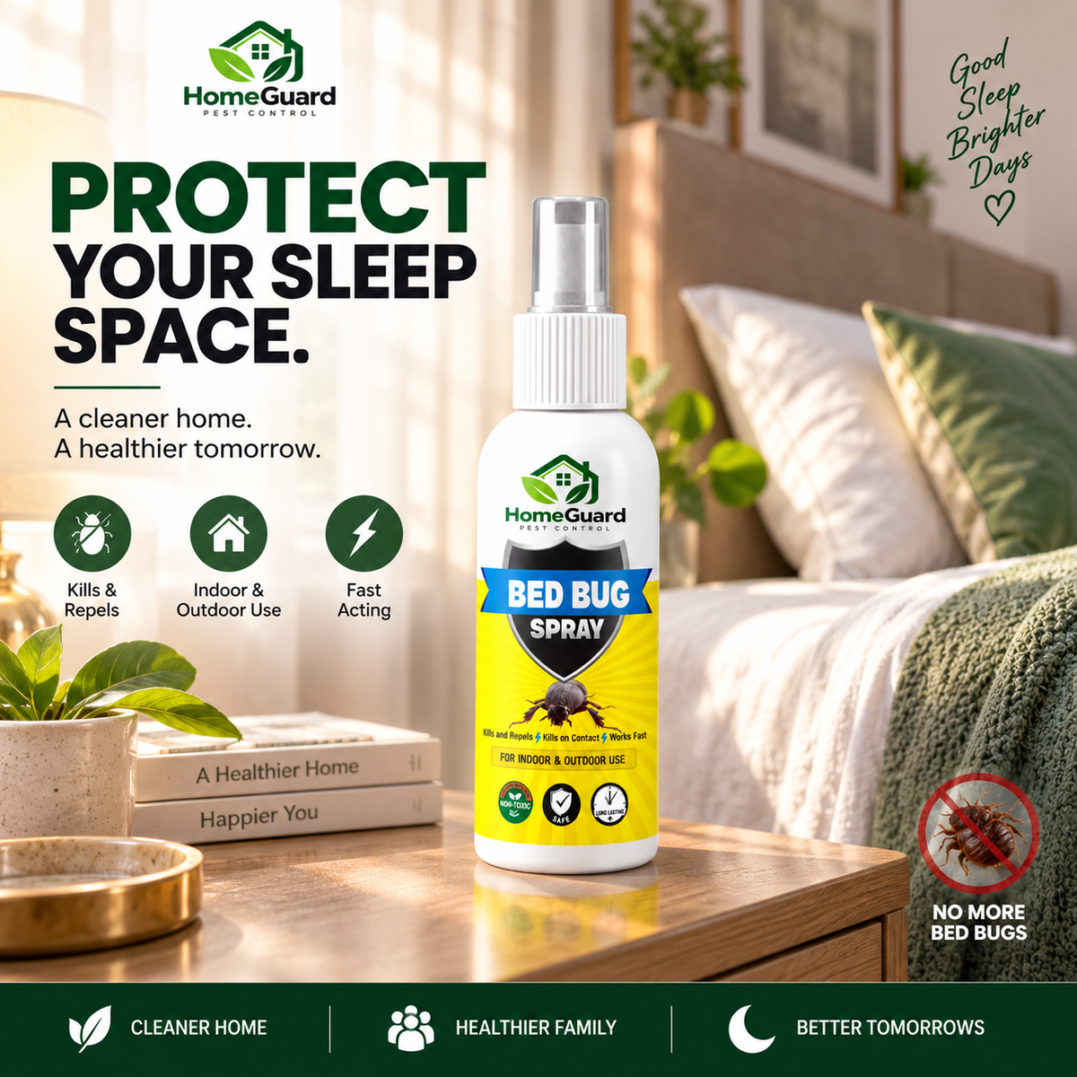 Bed Bug Spray – Fast-Acting Protection for Your Home.(Buy 1 Get 1 Free)