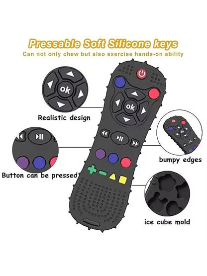 THE LITTLE LOOKERS Baby Silicone Remote Control Teether