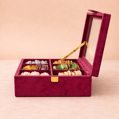Premium Luxury Bangle Organizer Case ( Free 1 Gifts )