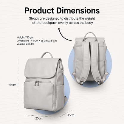 "Hands-Free Premium Baby Diaper Bag Backpack