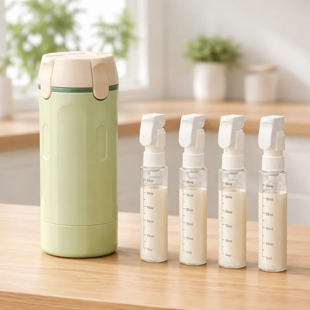 4-in-1 Travel Toiletry Bottle – Leakproof Refillable Shampoo & Lotion Dispenser