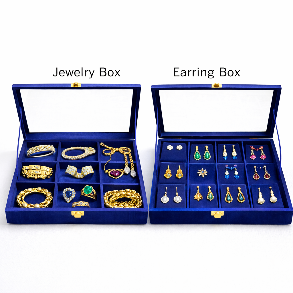 Premium Velvet Jewelry Box