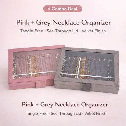 Premium Chain & Necklace Organizer Box
