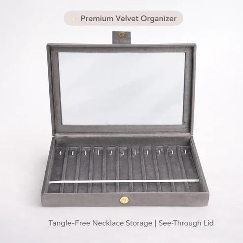 Premium Chain & Necklace Organizer Box