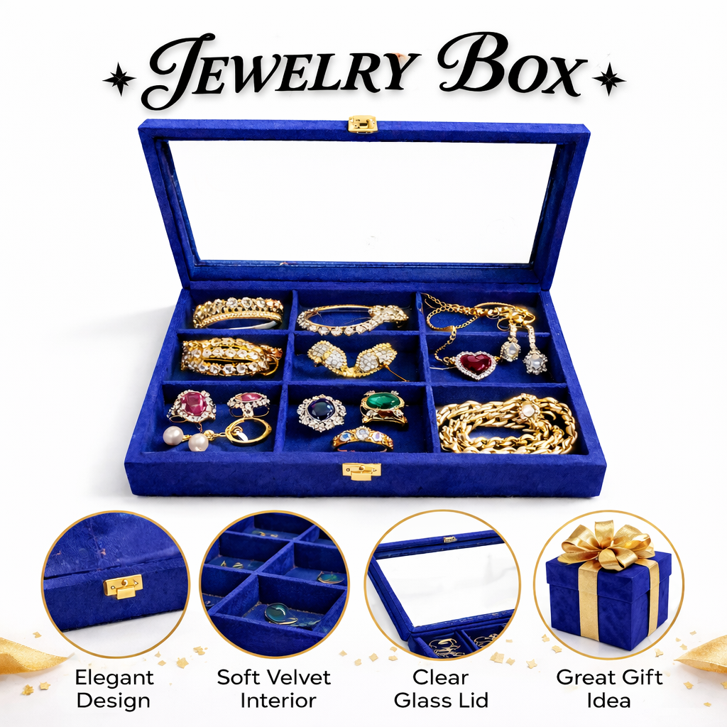 Premium Velvet Jewelry Box