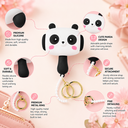 Cute Character Silicone Keychain