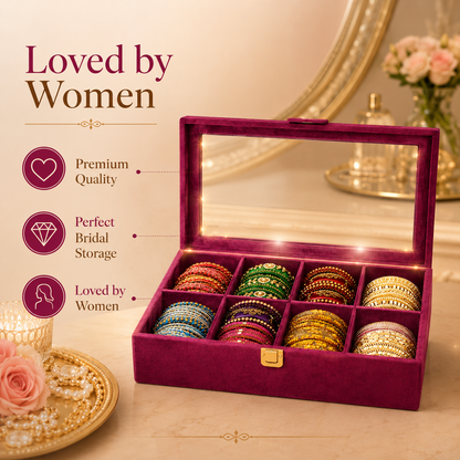 Premium Luxury Bangle Organizer Case ( Free 1 Gifts )