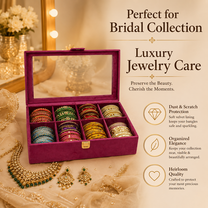 Premium Luxury Bangle Organizer Case ( Free 1 Gifts )