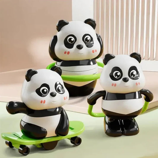 Cute Panda Action Toy Set for Kids
