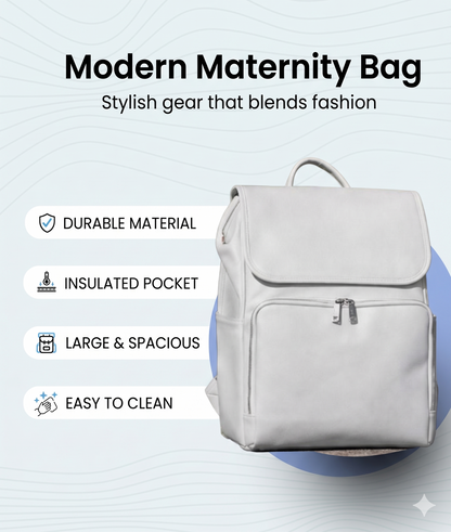 "Hands-Free Premium Baby Diaper Bag Backpack