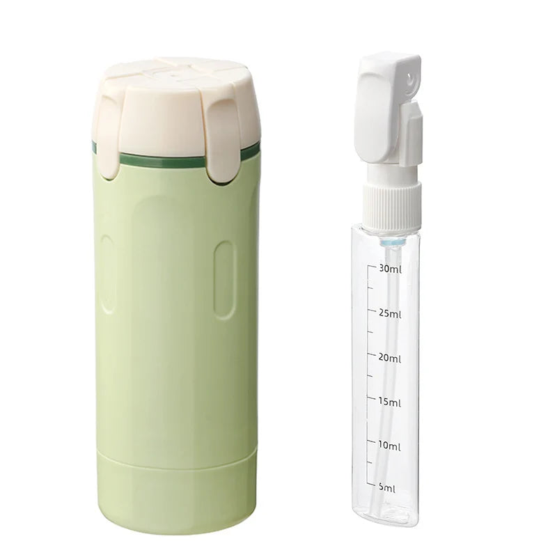 4-in-1 Travel Toiletry Bottle – Leakproof Refillable Shampoo & Lotion Dispenser