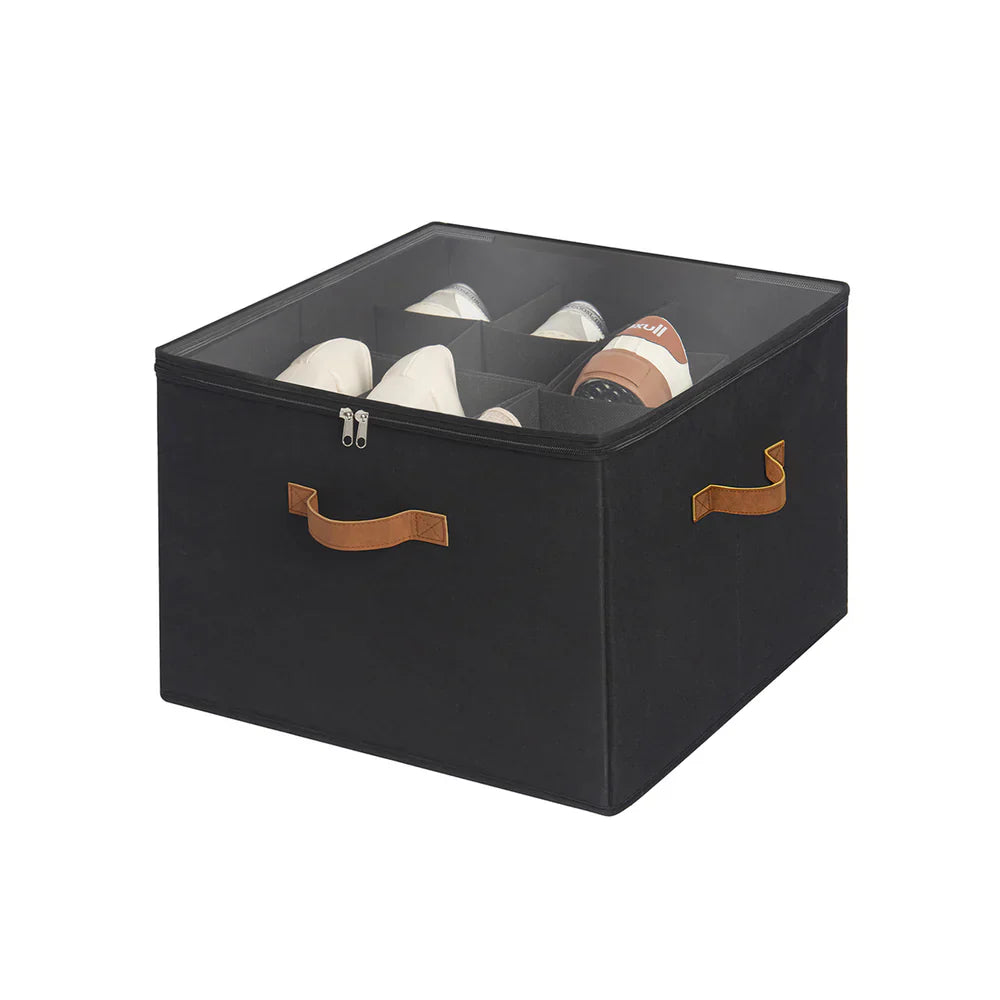 Luxury Clear Shoe Organizer Box – Stackable Dustproof Storage