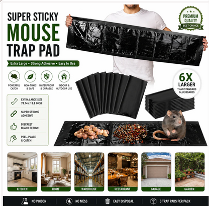 Super Sticky Mouse Trap Pad