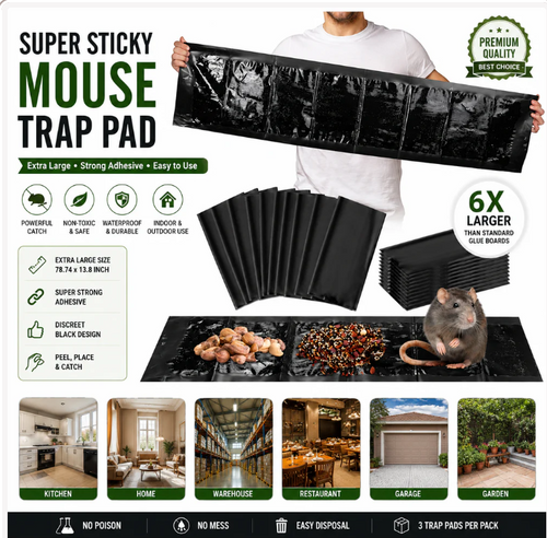 Super Sticky Mouse Trap Pad