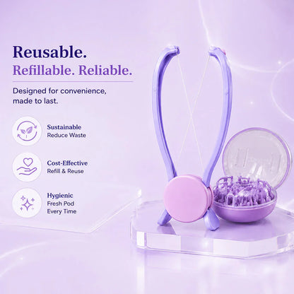 Silk Threading kit For Smooth, Hair-Free Skin in Minutes!