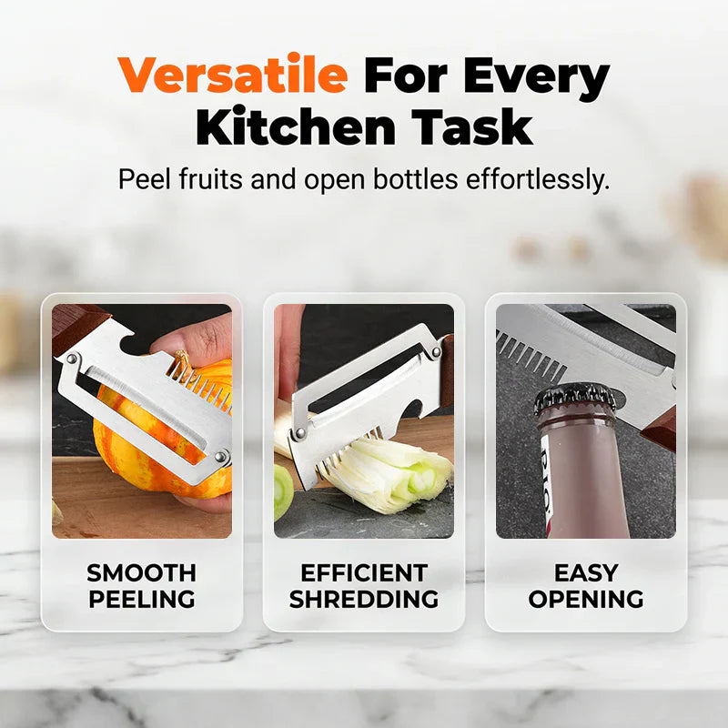 3-in-1 Onion Slicer and Peeler