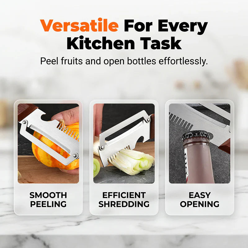 3-in-1 Onion Slicer and Peeler
