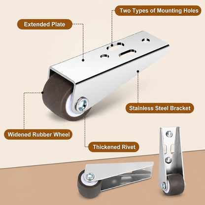 Heavy Duty Rigid Caster Wheels