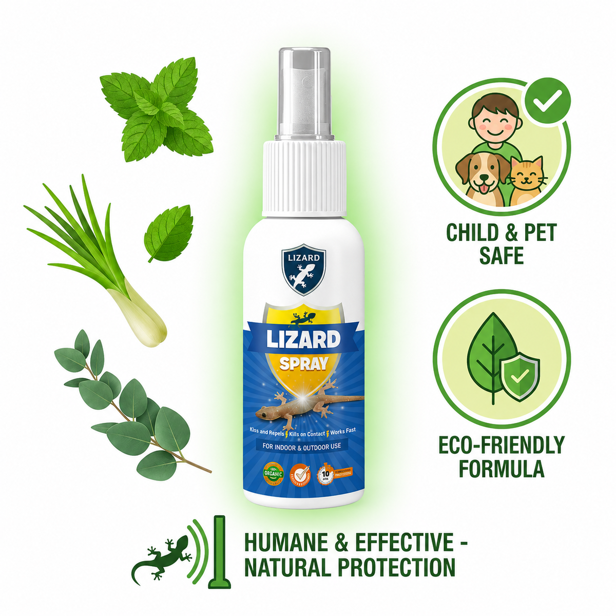 Lizard Repellent Spray for Home (BUY 1 GET 1)