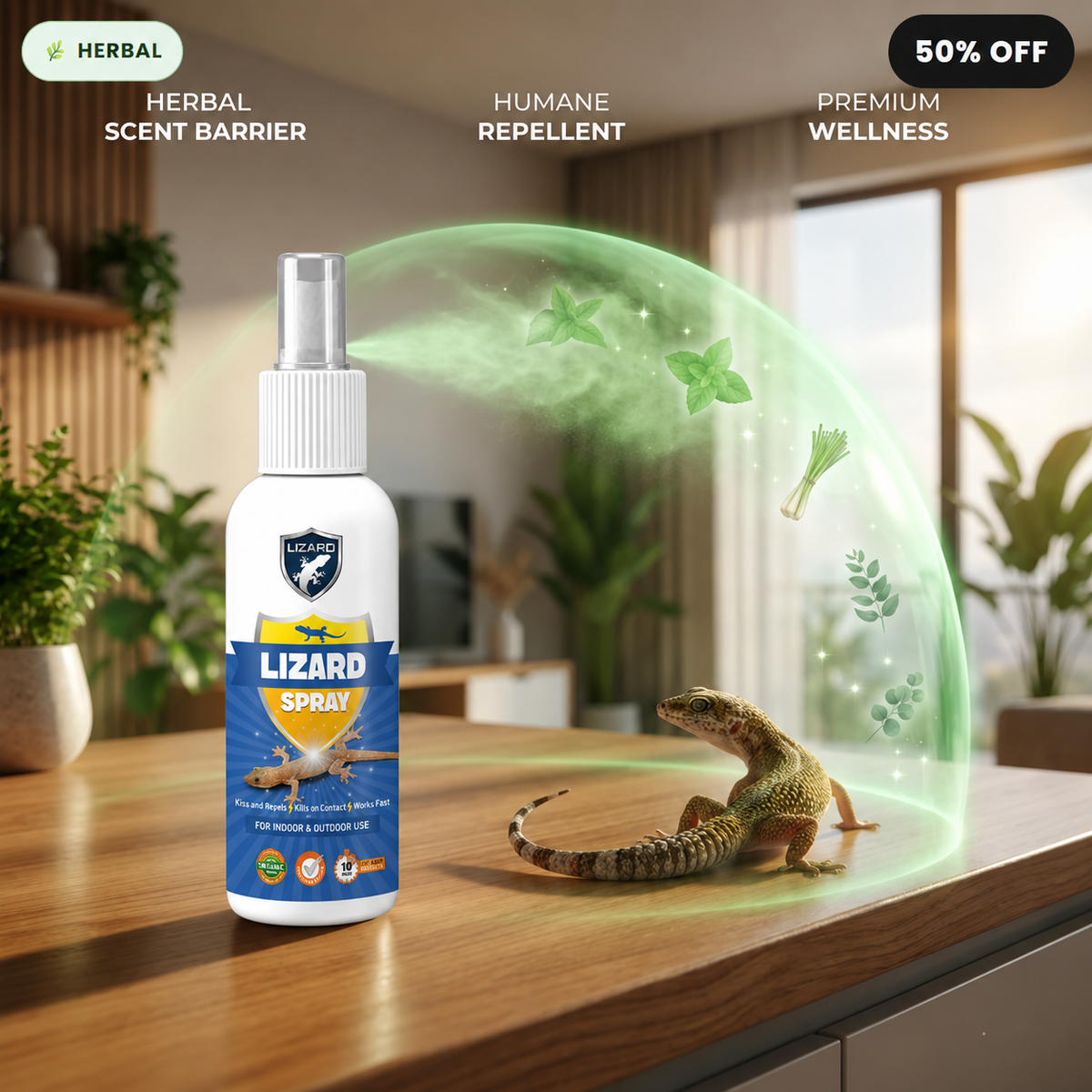 Lizard Repellent Spray for Home (BUY 1 GET 1)