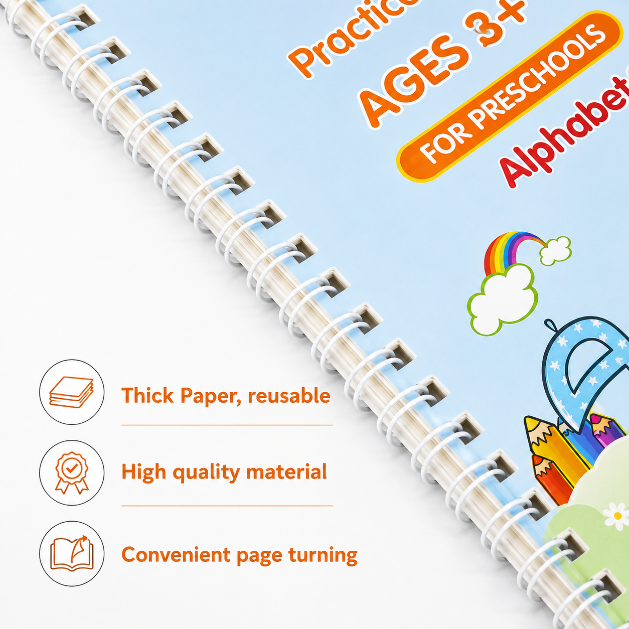 Magic Practice Copybook (4 BOOKS,1 PEN,1 GRIP,10 REFILL) – 50% OFF Today