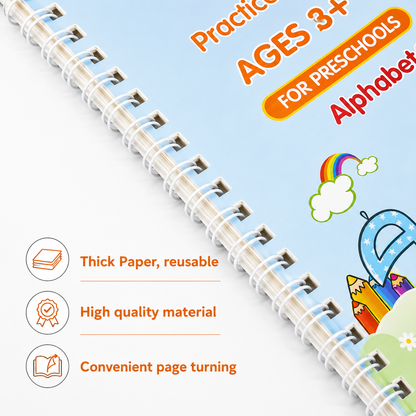 Magic Practice Copybook (4 BOOKS,1 PEN,1 GRIP,10 REFILL) – 50% OFF Today