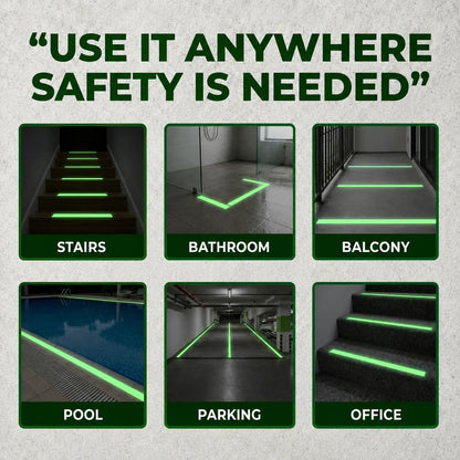 Anti Skid Tape Glow In The Dark (Buy 1 Get 1 Free)