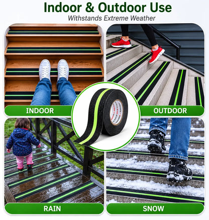 Anti Skid Tape Glow In The Dark (Buy 1 Get 1 Free)